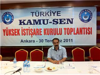 DENİZLİ ŞUBE BAŞKANI AHMET OKTAN KAMUSEN İSİTİŞARE TOPLANTISINA KATILDI